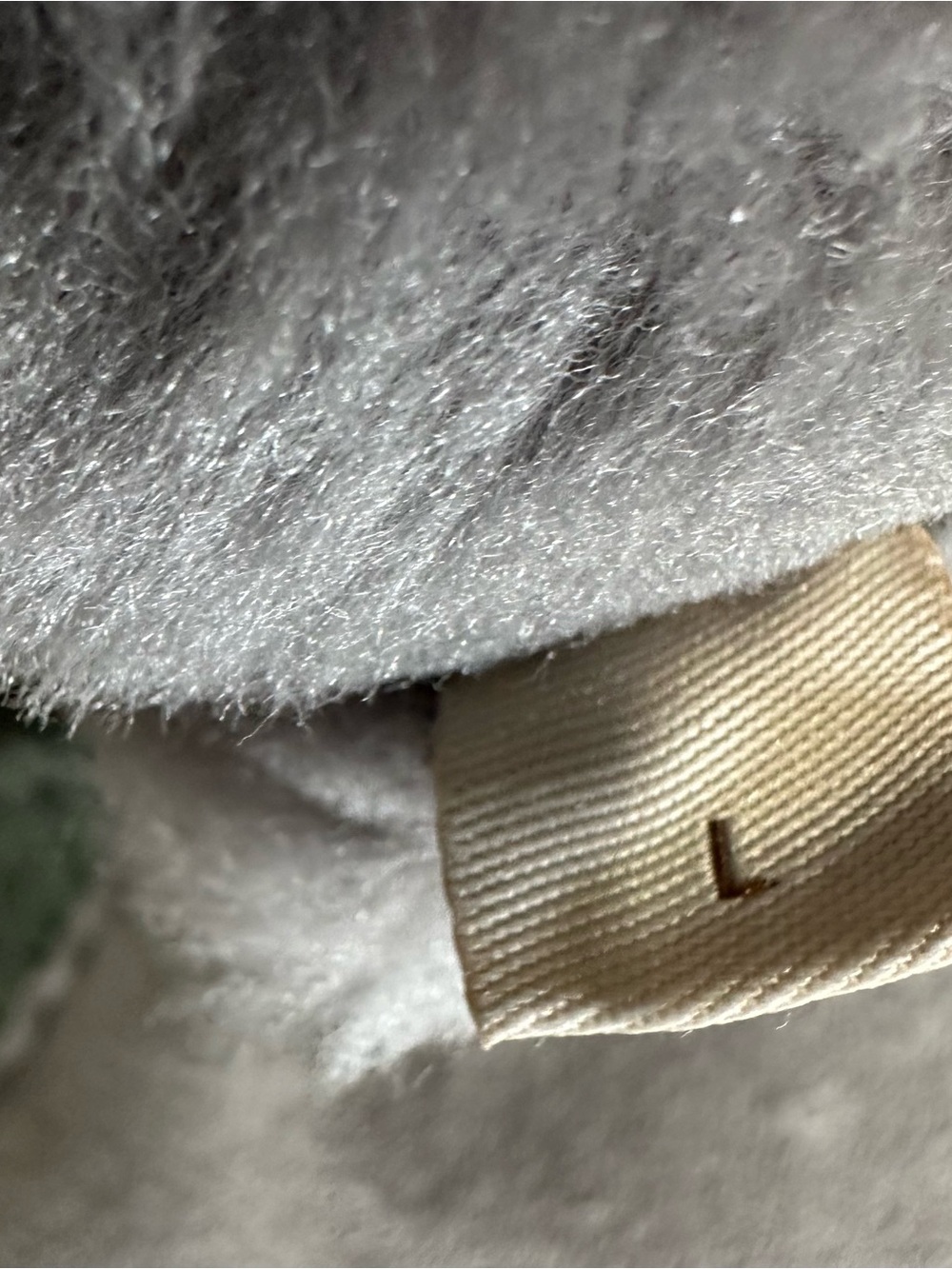 UGG Gloves Shearling Water Resistant Bow Shorty Gray Large Holiday Gift NEW - Picture 6 of 8